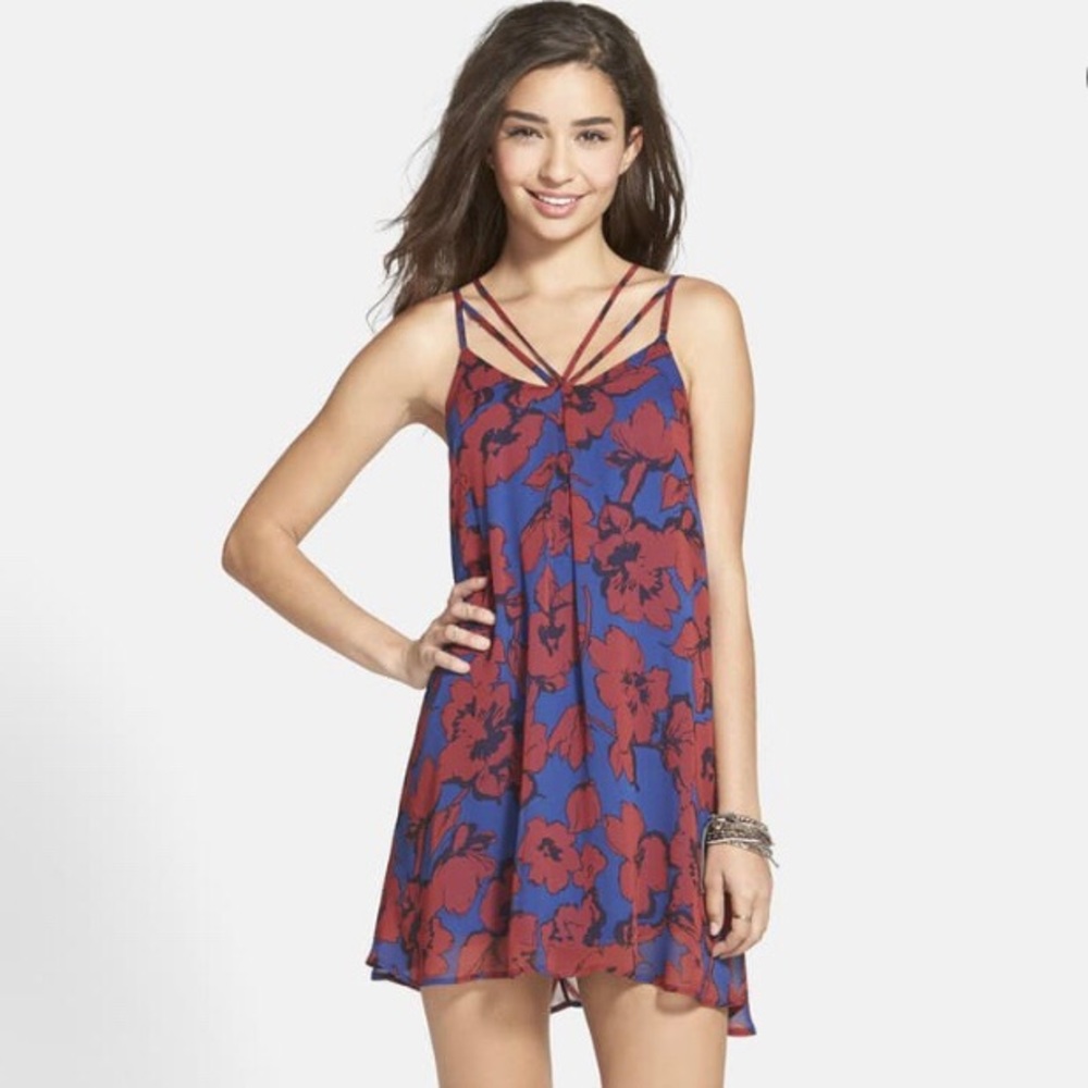 Nordstroms Dee Elle Strappy Swing Dress NWOT